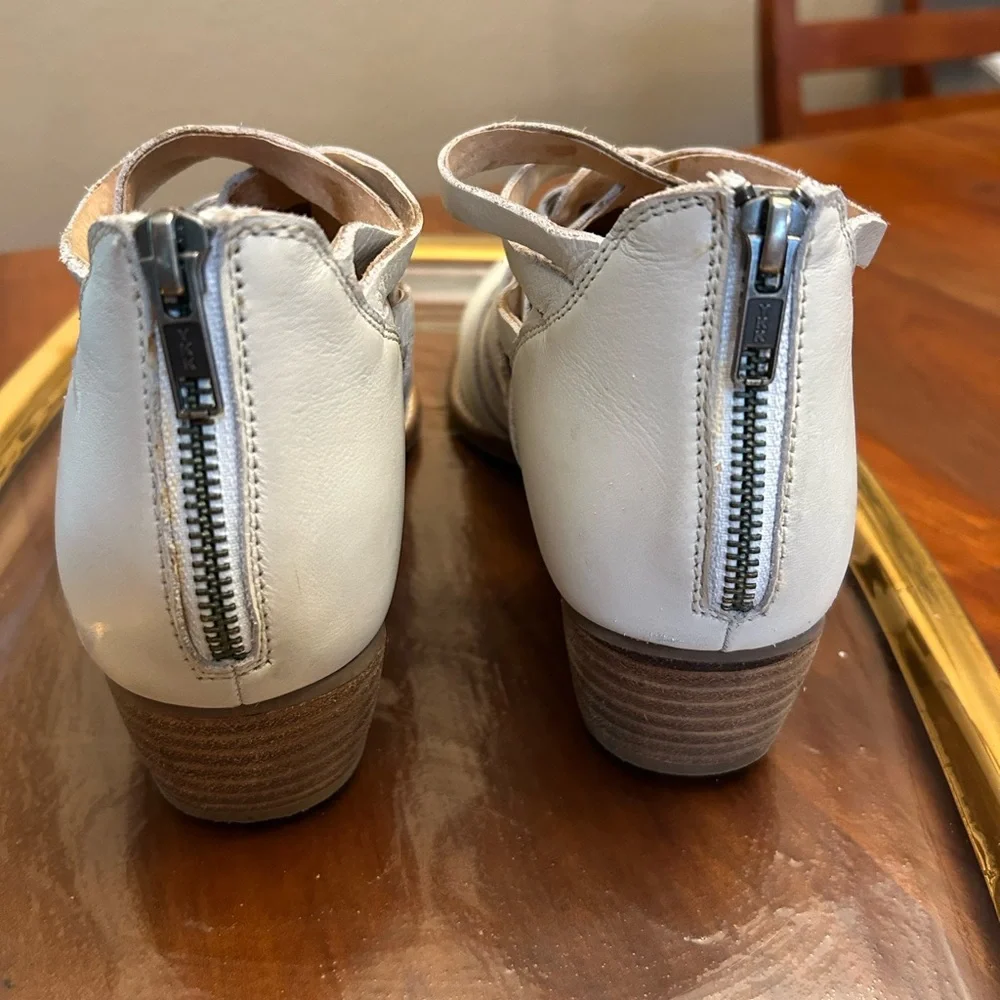 Seychelles Cream Strappy Ankle Booties